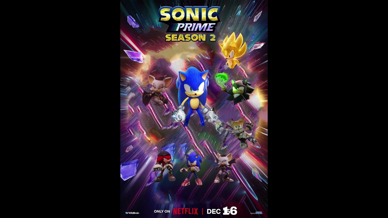Sonic prime season 2 fan made poster!