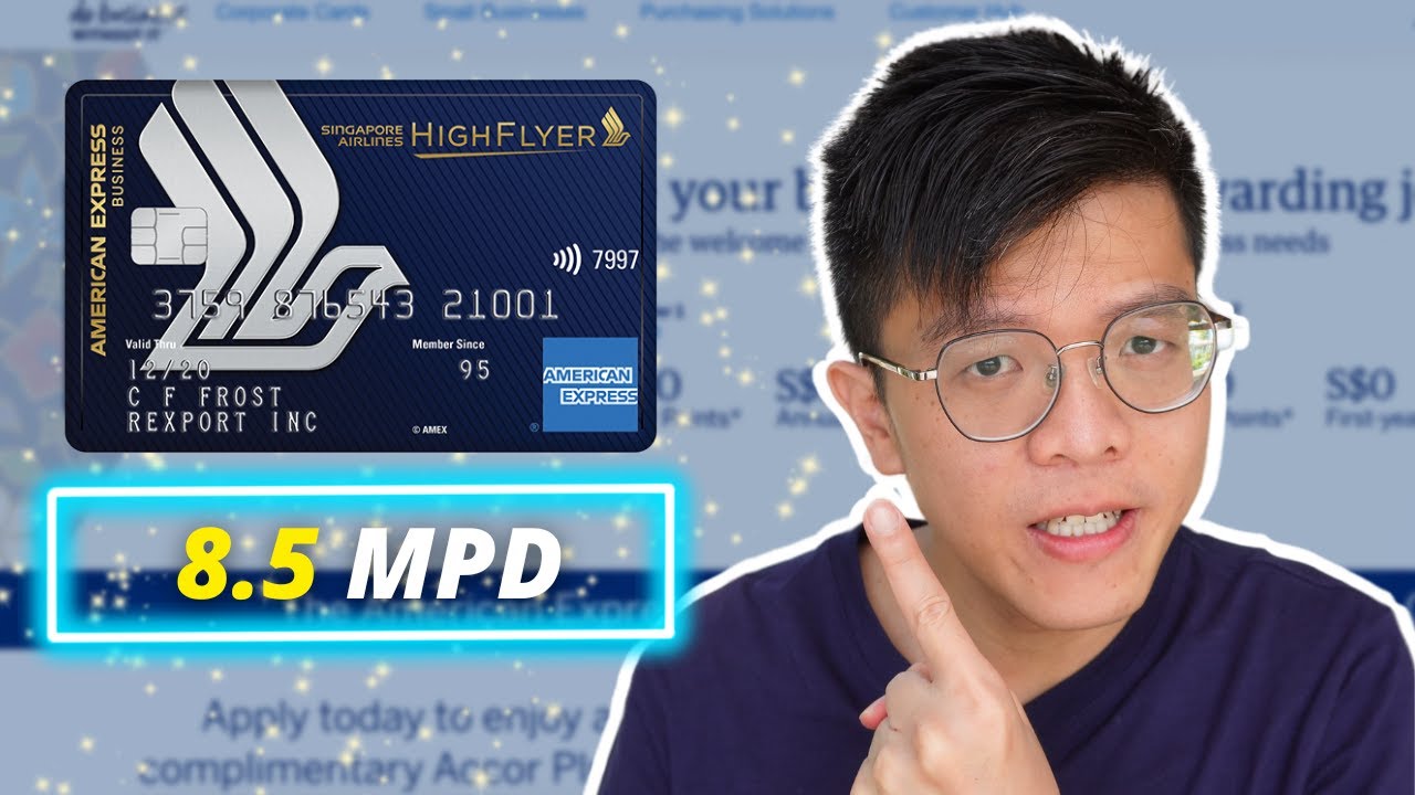 BEST Credit Card for Singapore Airlines Flights | AMEX HighFlyer Card
