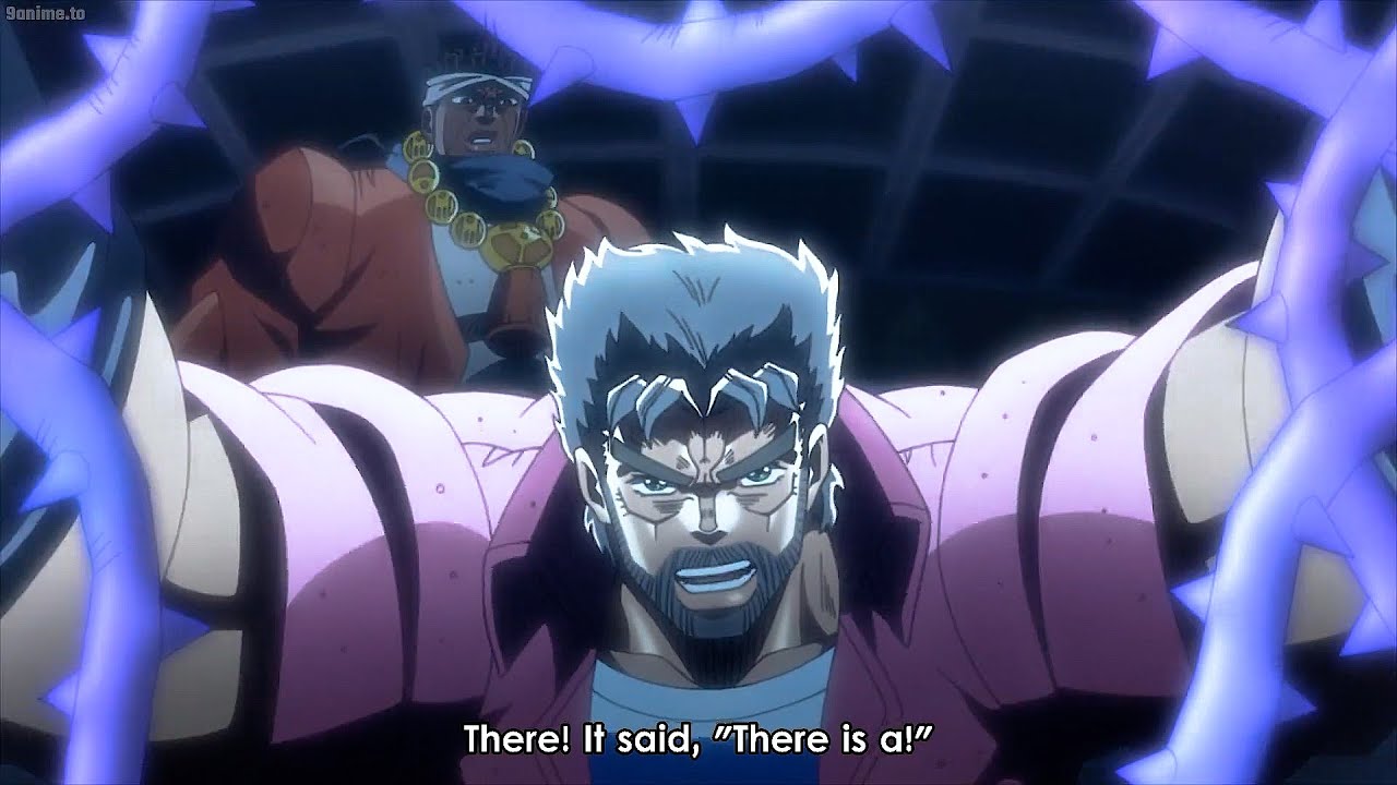 ジョジョ-ジョセフはハーミットパープルを使ってディオの隠れ家を見つける|Joseph uses Hermit Purple to find Dio's hideout