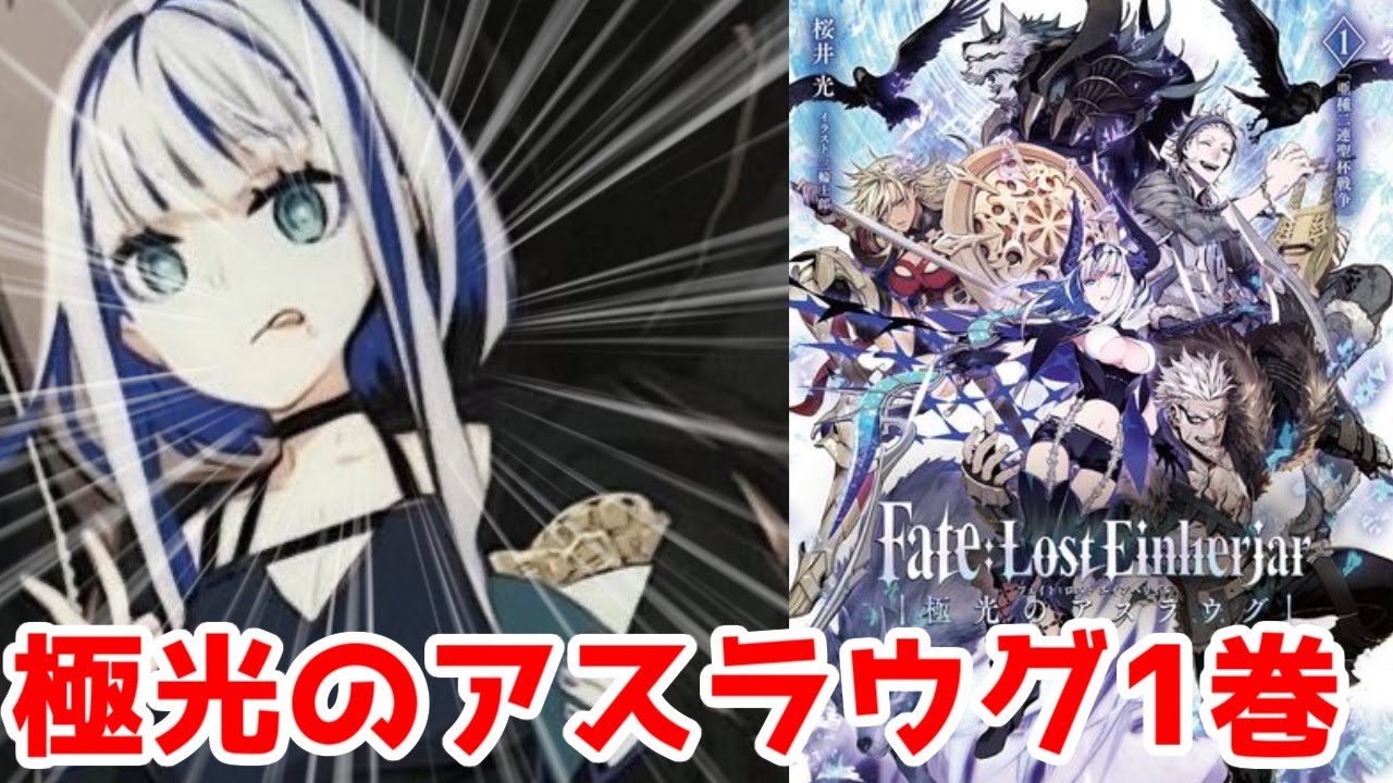 【Fate小説レビュー】「極光のアスラウグ」1巻観ました。面白い？物語が始まっていない、率直な感想【Fate:LostEinherjar】
