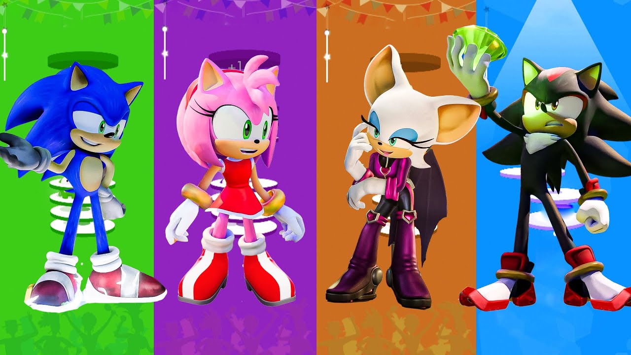 Sonic Prime(Centuries) x Amy Rose(Believer) x Roge(Dance Monkey) x Shadow(Enemy)