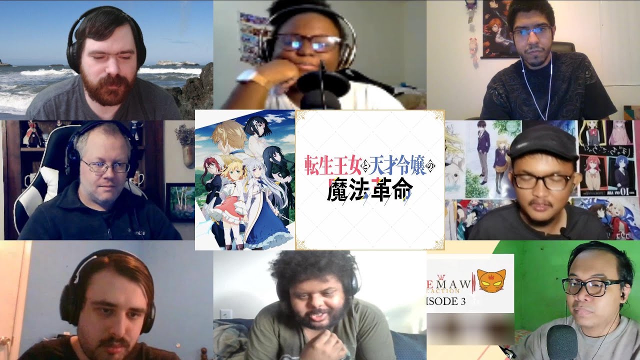 【海外の反応】転生王女と天才令嬢の魔法革命 3話 Tensei Oujo to Tensai Reijou no Mahou Kakumei Episode 3 Reaction