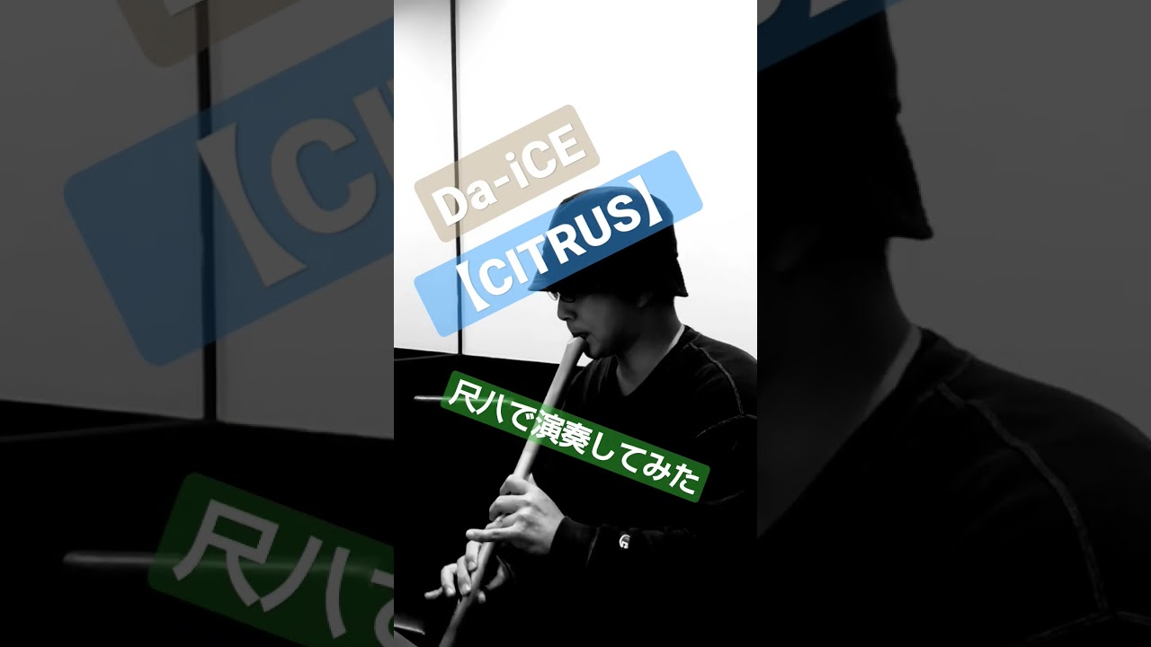 【#citrus 】#Da-iCE #shorts #和楽器 #尺八 #演奏してみた #吹いてみた   #ショート #カラオケ #音楽 #shakuhachi #japan  #music #よたさん