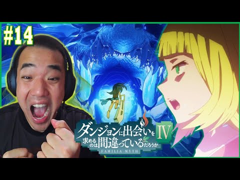 BEST FIGHT SCENE SO FAR!!! | DanMachi Season 4 Episode 14 REACTION [ダンまち 4期 14話 海外の反応]