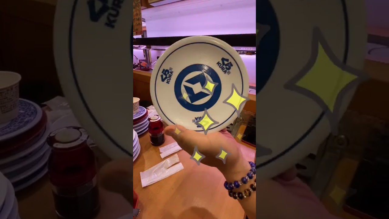 【くら寿司】最後の1枚キレイにふくとビッくらポン当たるらしい！検証してみた結果…！ #Shorts