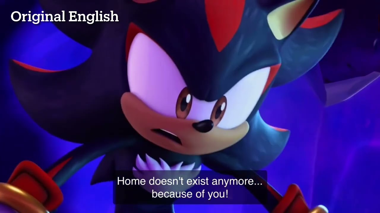 [TURN ON SUBTITLES] Sonic prime home doesn’t exist anymore scene USA Vs Japan