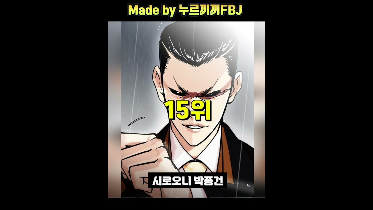 [짧분] 박태준 유니버스 전투력 순위 TOP20