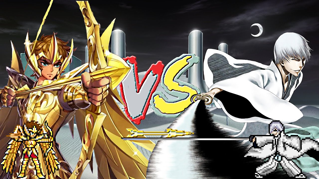 Sagittarius Aiolos vs Gin Ichimaru (Saint Seiya: Knights of the Zodiac vs Bleach) | MUGEN JUS