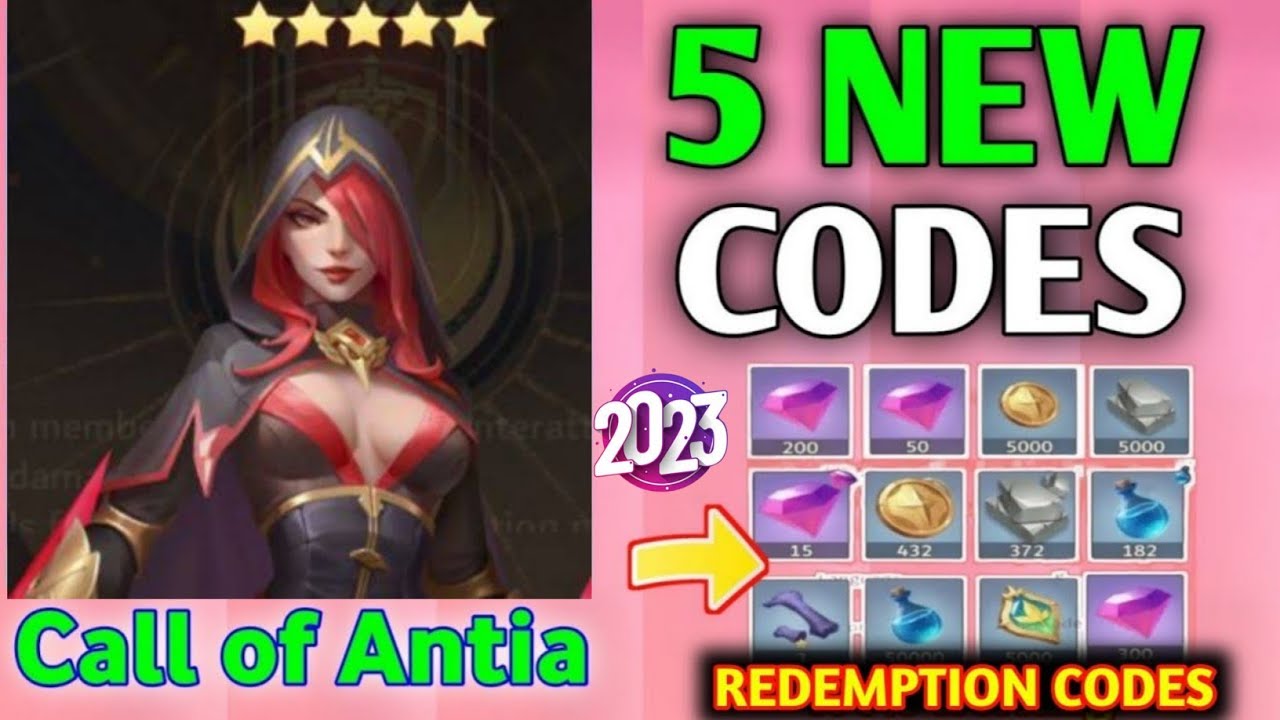 Get 5 Star Hero & Redemption Code In Call Of Antia | Call Of Antia Codes 2023 | Call Of Antia