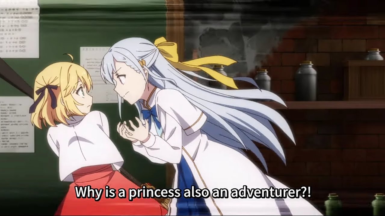 Euphyllia finds out that Princess Anisphia is an High ranked Adventurer 🔥😎 ~ 転生王女と天才令嬢の魔法革命 EP 04