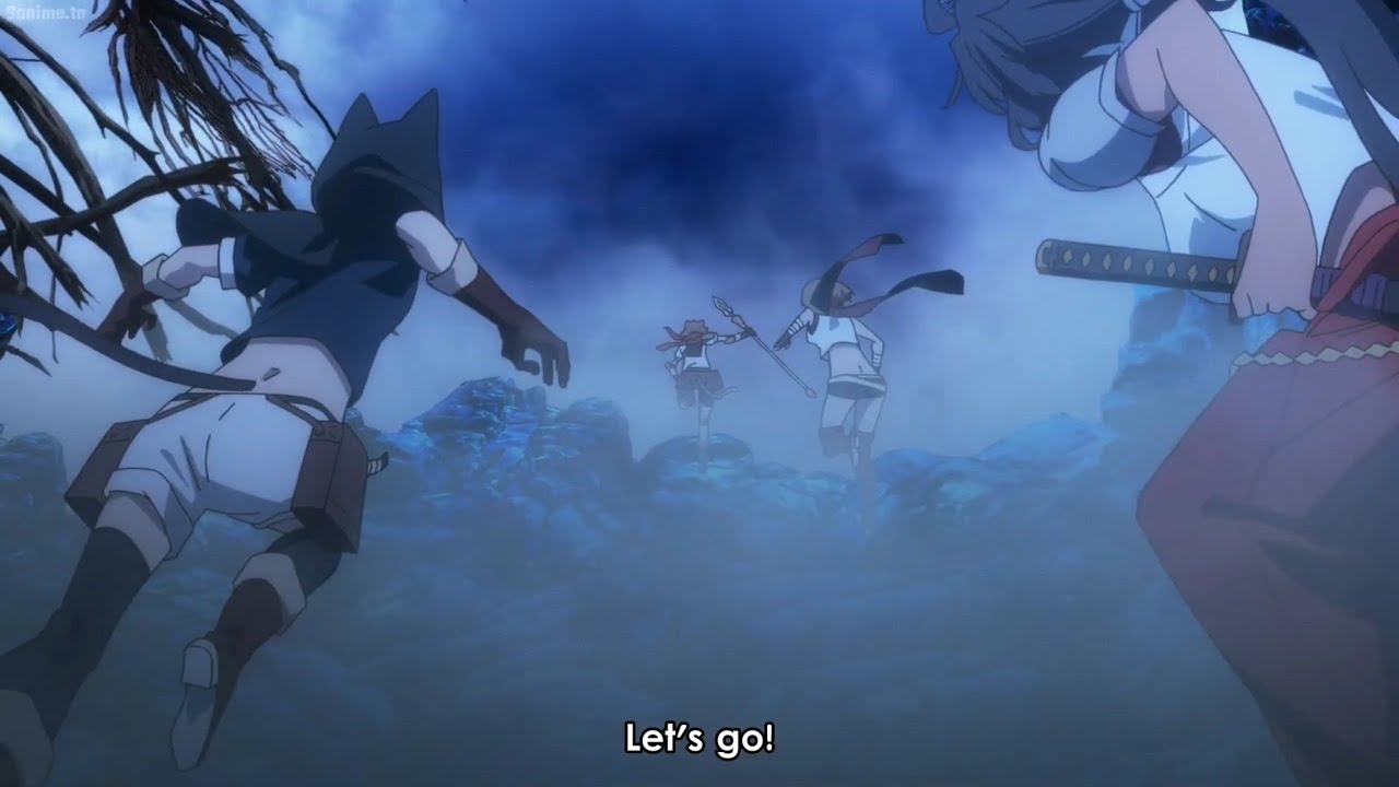 Tsubaki and her Friends enters the Dungeon - Danmachi Season 4 Episode 15