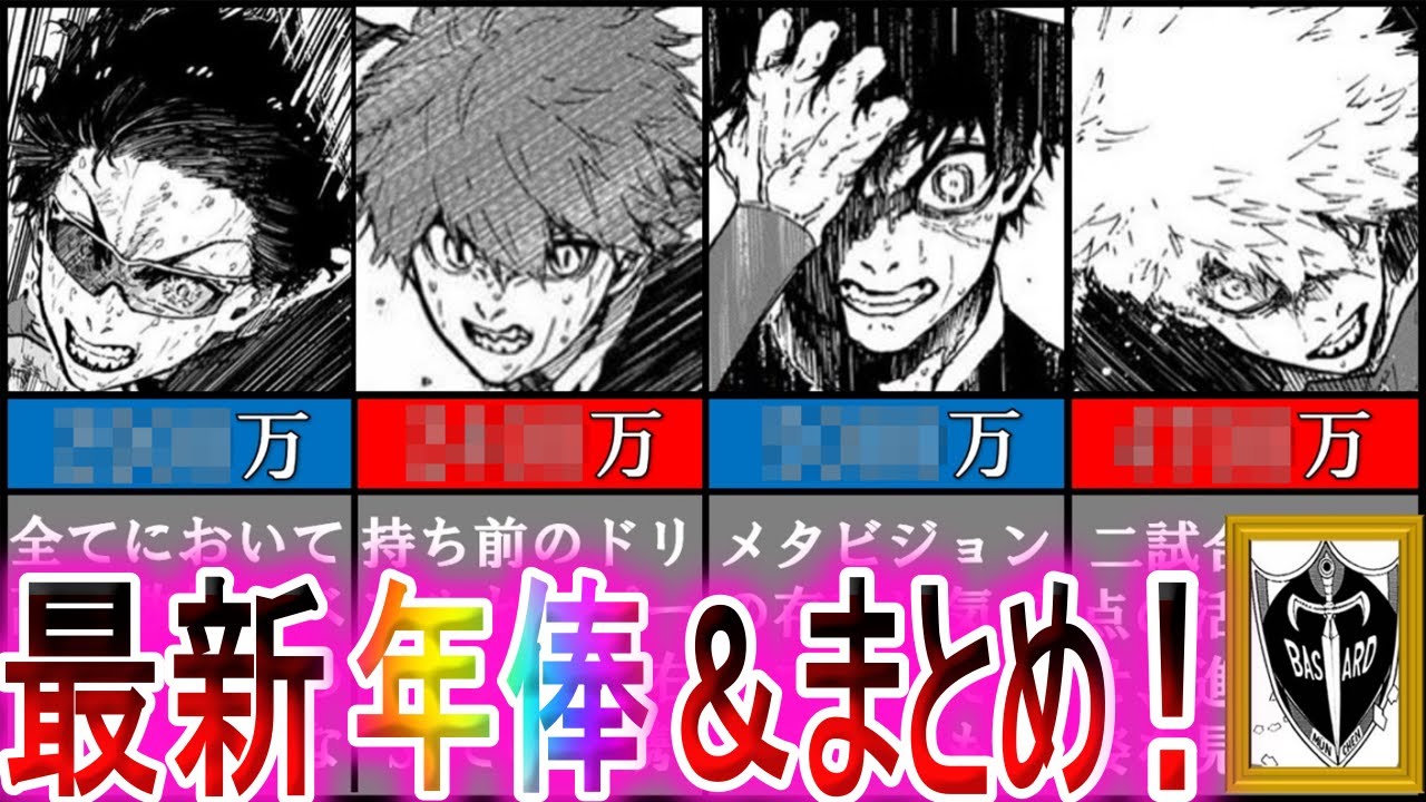 『ブルーロック』最新版年俸ランキング(バスタード・ミュンヘン)＆解説まとめ！！※ネタバレあり
