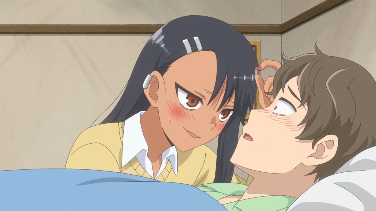 Nagatoro Used Her Forehead To Measure Her Senpai Temperature |Ijiranaide, Nagatoro-san Season 2