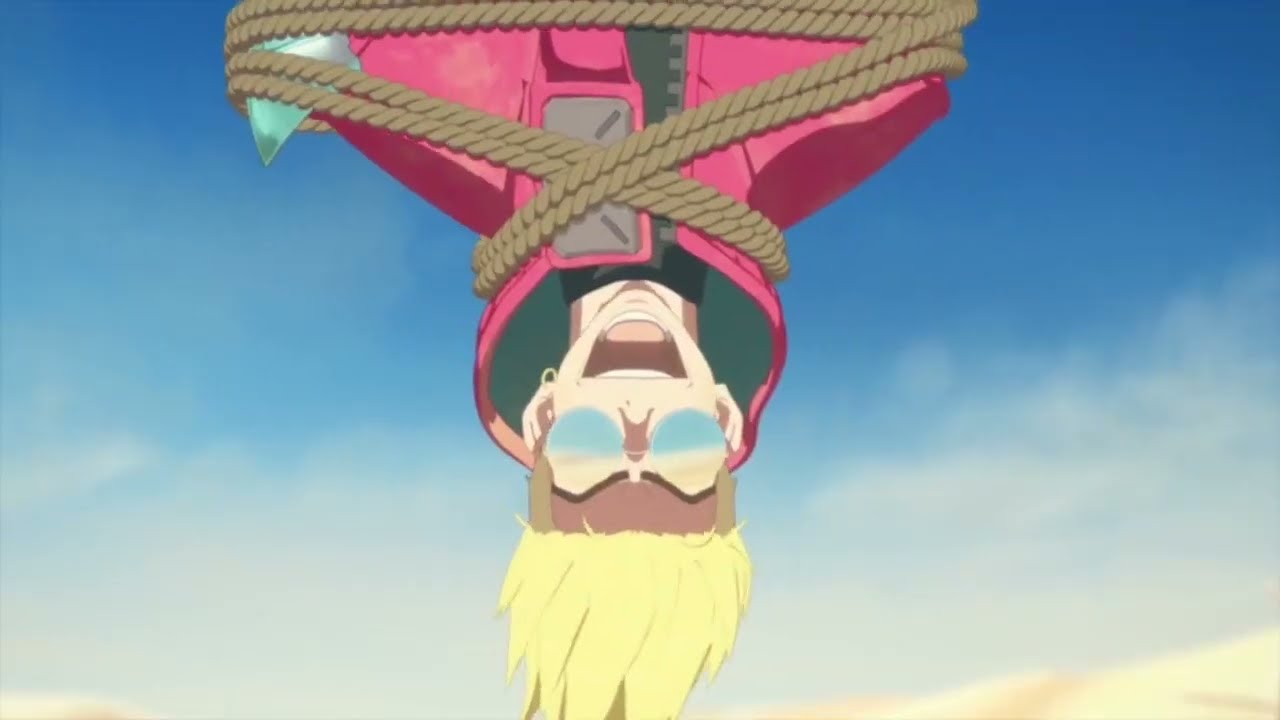 Vash tries to be scary.. TRIGUN STAMPEDE