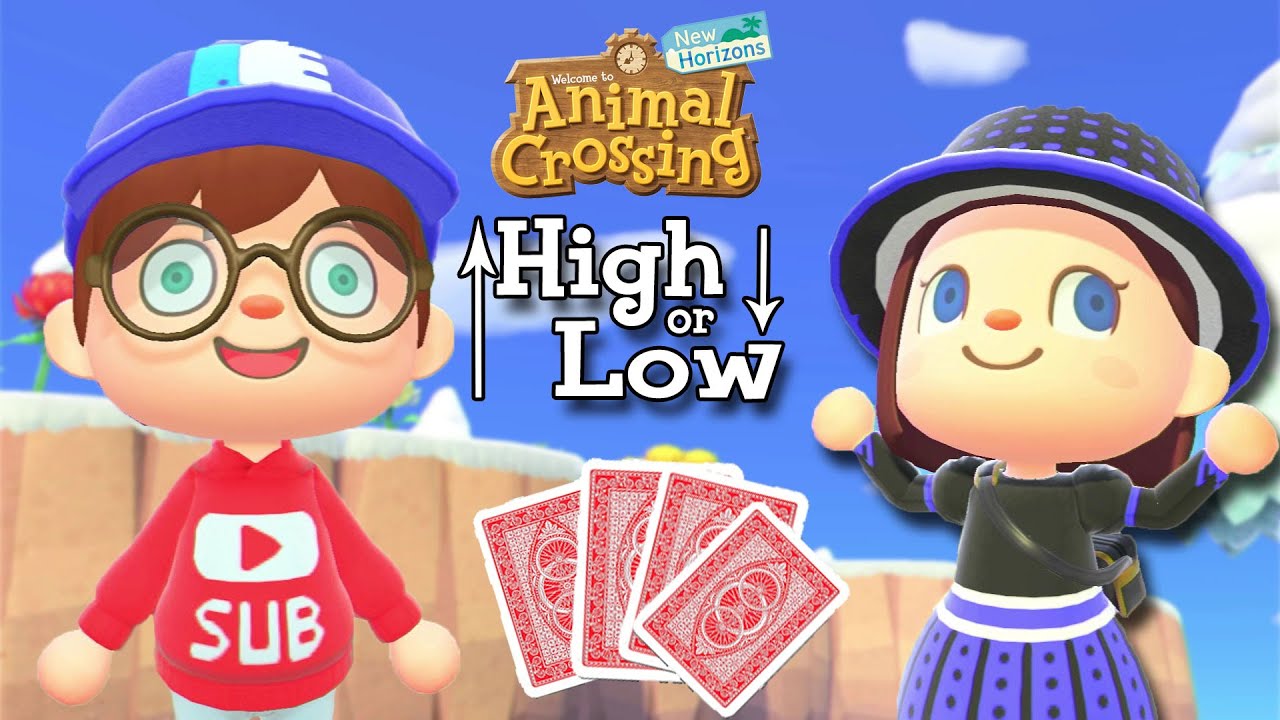 Villager Hunt Competition Playing High Card Low Card| Hard Mode Animal Crossing New Horizons