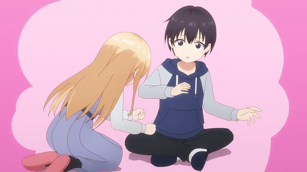 Mahiru Shiina hit Amane Fujimiya for his cuteness Ep 4 お隣の天使様にいつの間にか駄目人間にされていた件