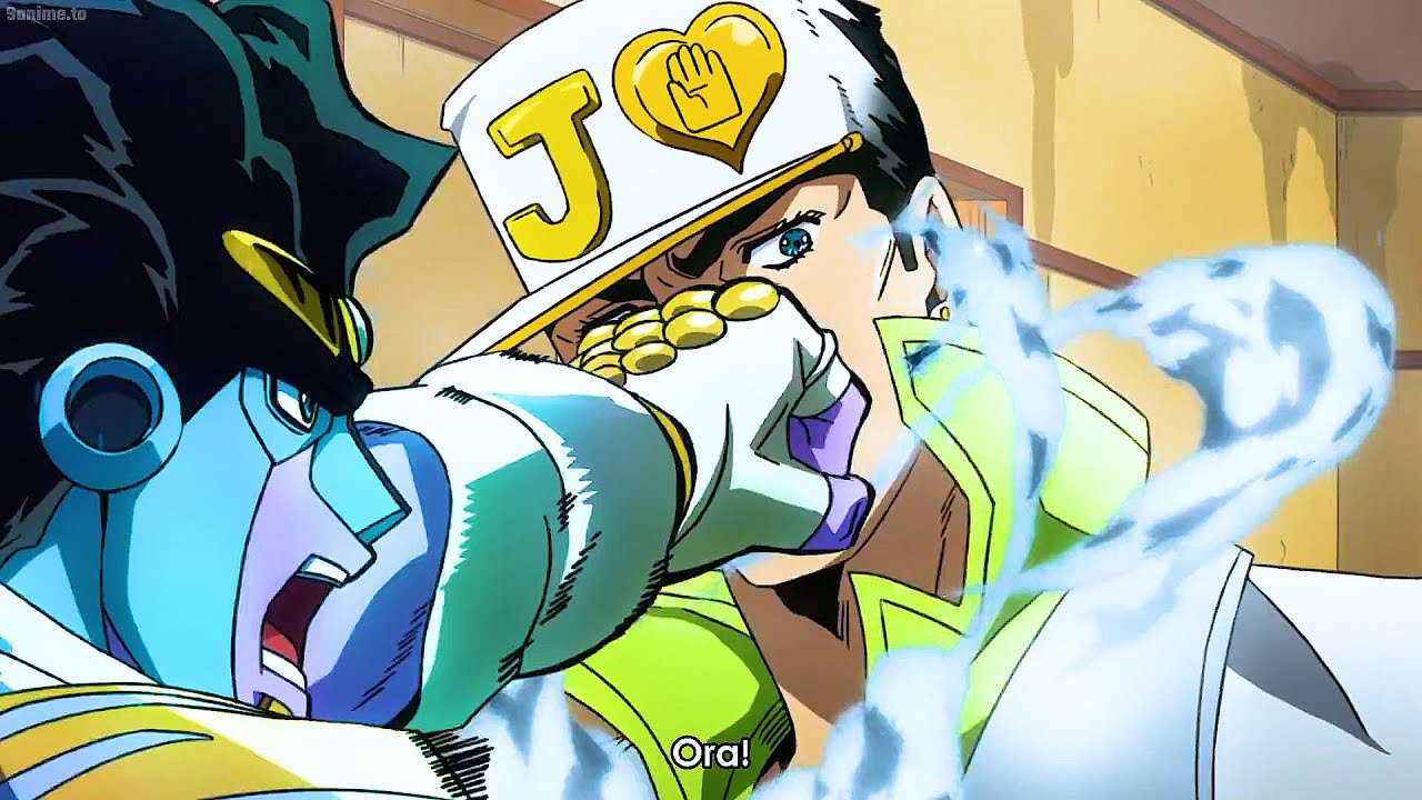 ジョジョ-Jotaro uses The World but still couldn't save Josuke's Grandpa and was bounced back in his face