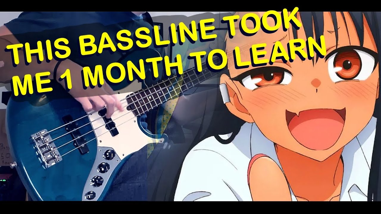 イジらないで、長瀞さん 2nd Attack OP / Bass cover  -『LOVE CRAZY』by Sumire Uesaka - DON'T TOY WITH ME, NAGATORO