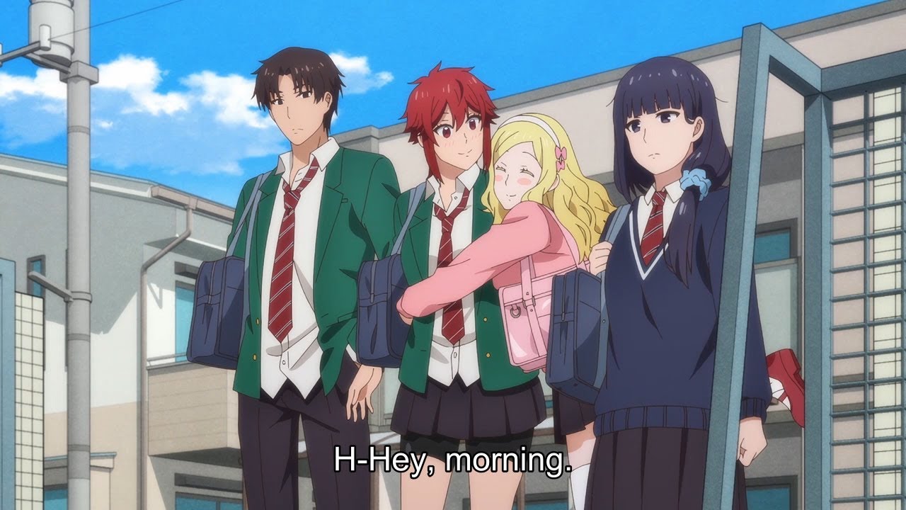 Carol hugs Tomo all the time Ep 4 [ Tomo-chan Is a Girl トモちゃんは女の子 ]