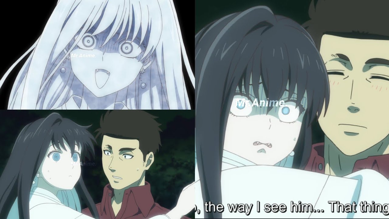Yuki onna scared of Kura ~ Kyokou Suiri Season 2 [ 虚構推理 ]