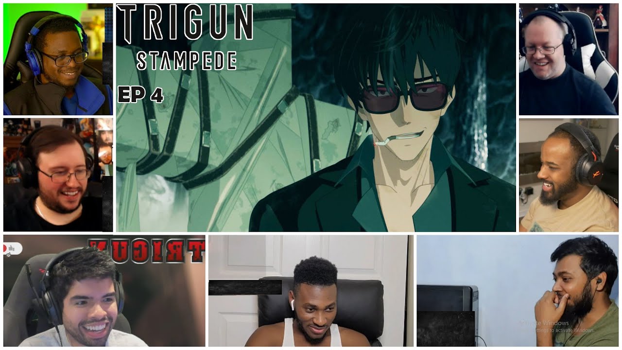 TRIGUN STAMPEDE EPISODE 4 | REACTION MASHUP