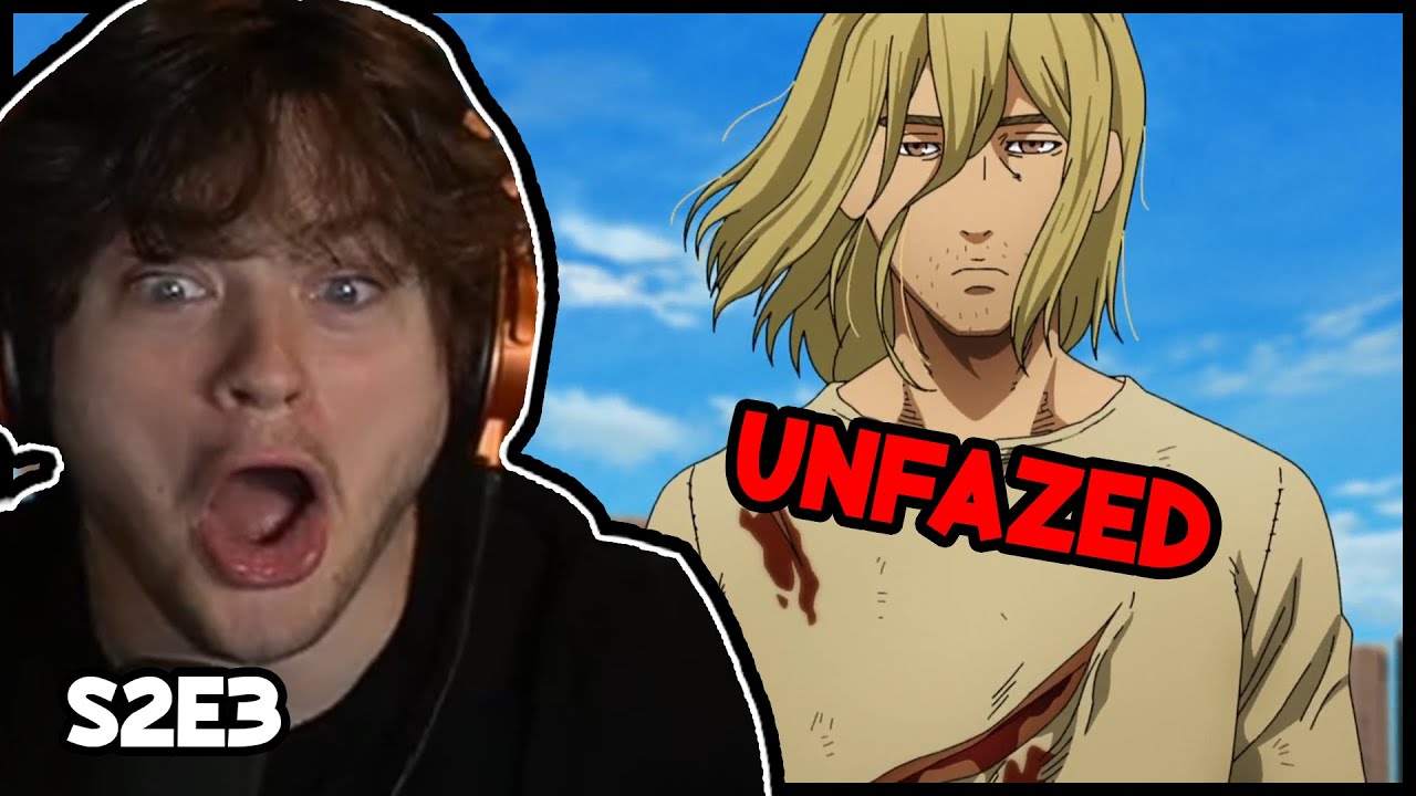 and he stands there... UNFAZED (Vinland Saga)