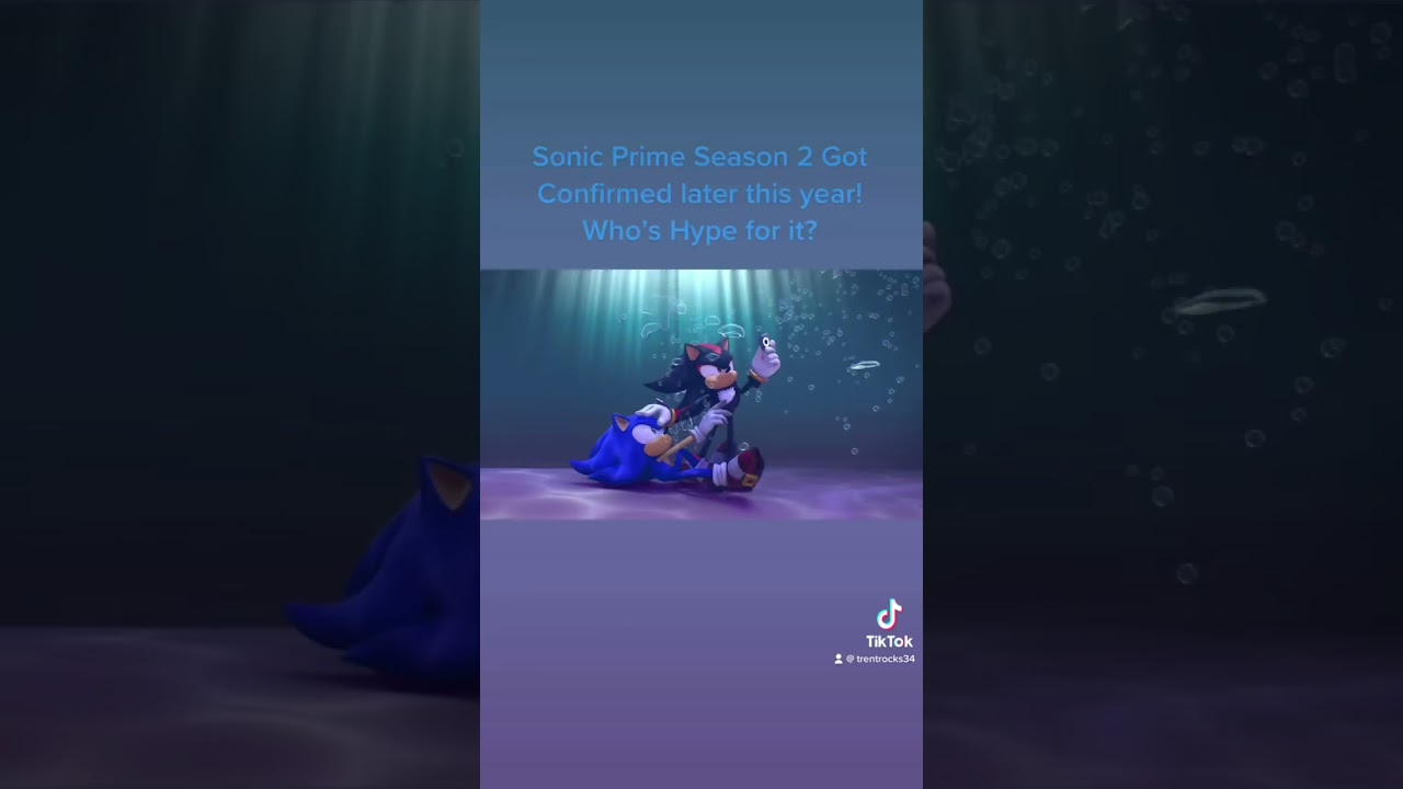 Sonic Prime Season 2 Confirmed #sonic #sonicprime #sonicprime2023 #sonicprimeshadow