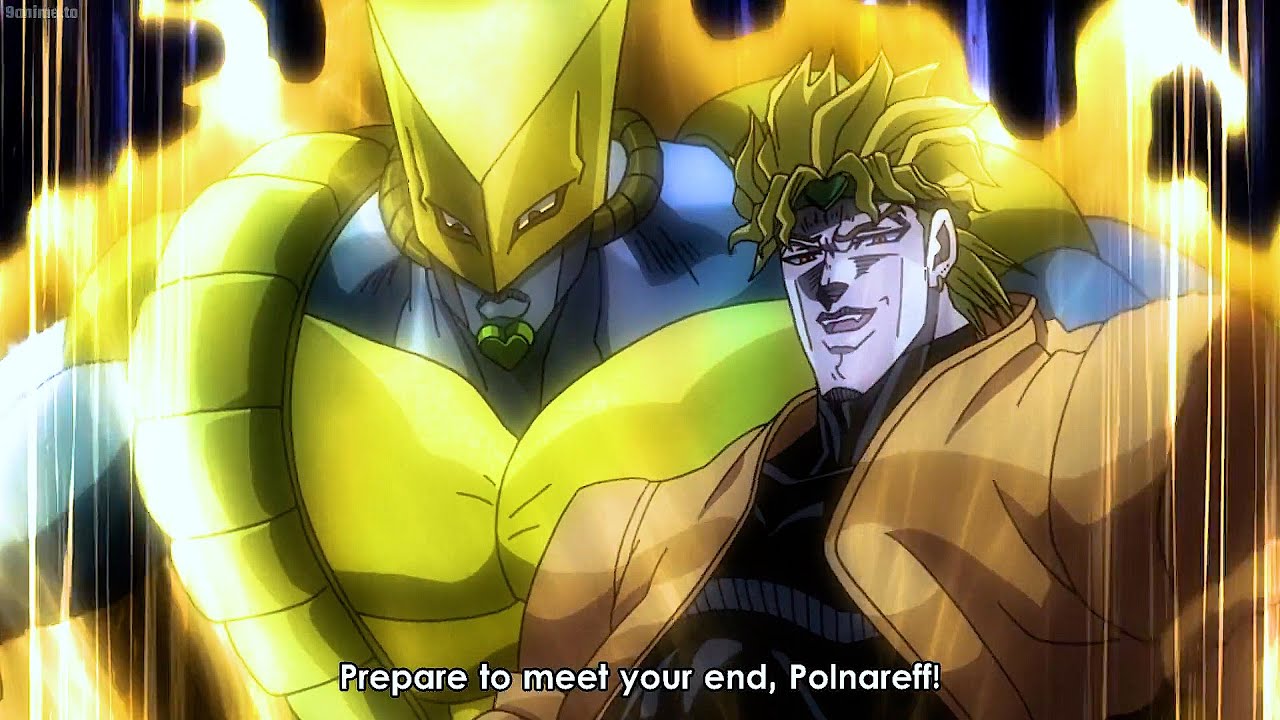 ジョジョ-ポルナレフは紆余曲折の末、初めてディオのザ・ワールドと出会う|Polnareff meets Dio's Stand for the first time