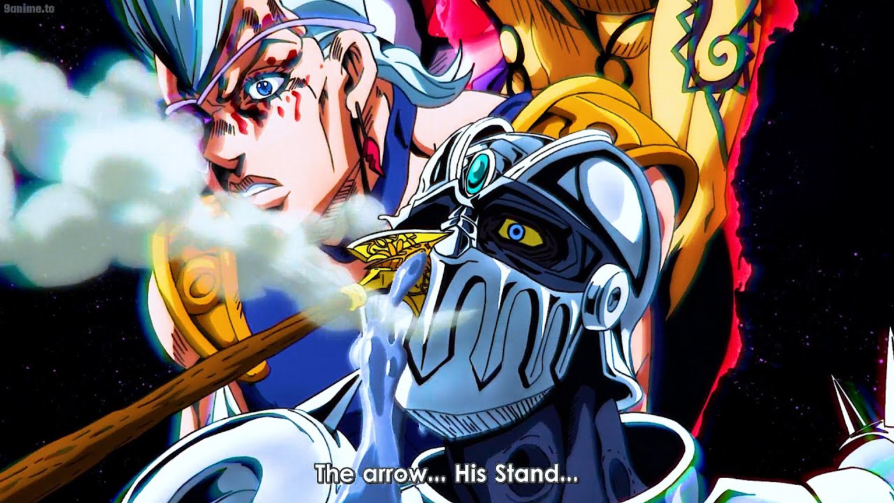 ジョジョ-Polnareff is no longer afraid of Diavolo's Time Skip when he has ''Arrow'' in his hand