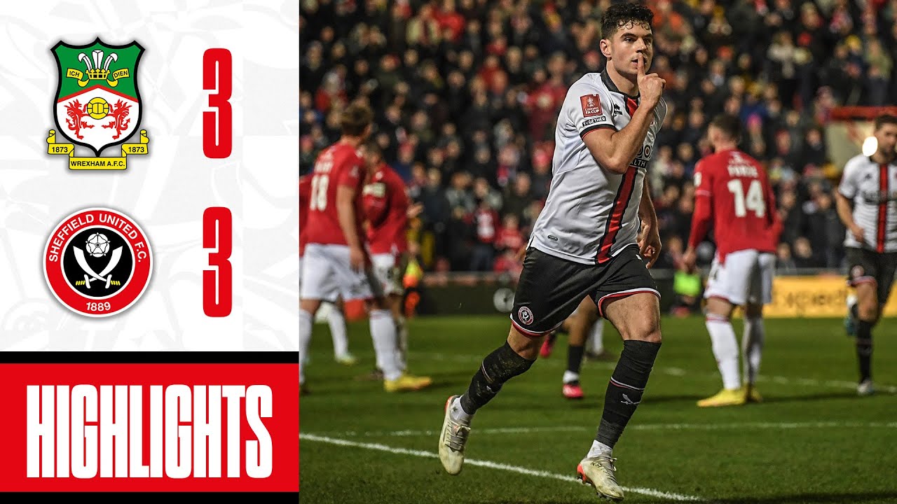 6 Goals & Red Card as Egan goal secures replay 😳 | Wrexham 3-3 Sheffield United |  FA Cup Highlights