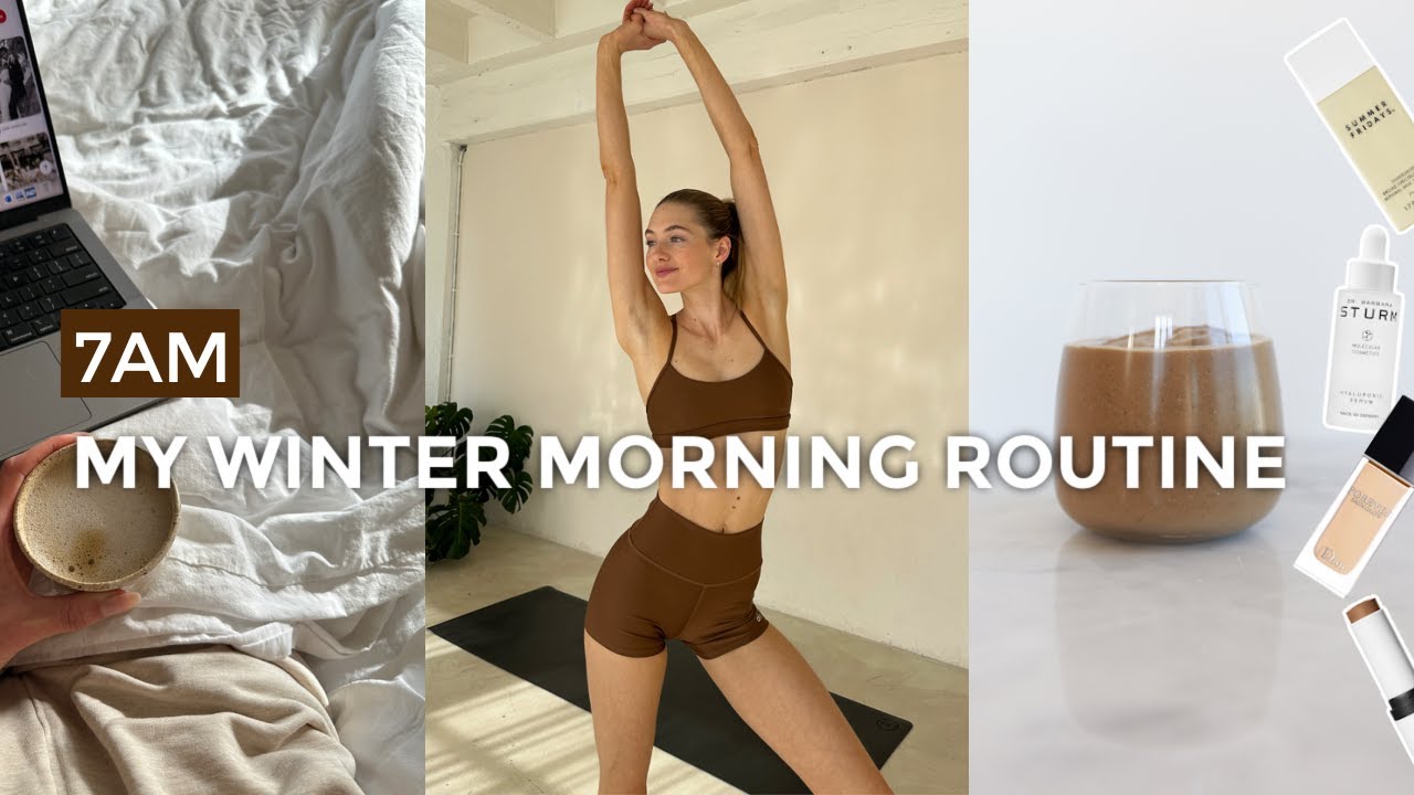 My Realistic Winter Morning Routine | Tips on how to create Healthy Habits & not feeling Pressure!