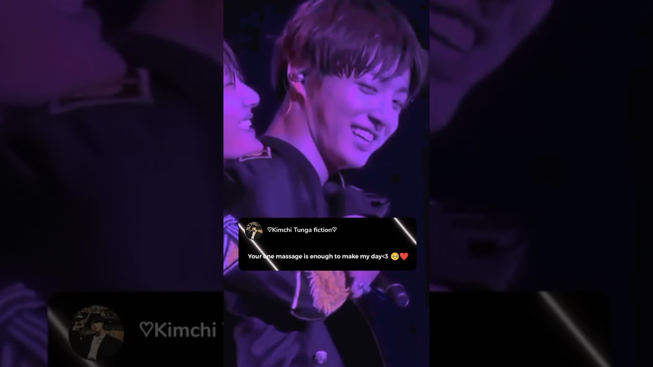 Your one massage is enough to make my day 🥺💜 #bts #faketweet #taekook #shorts