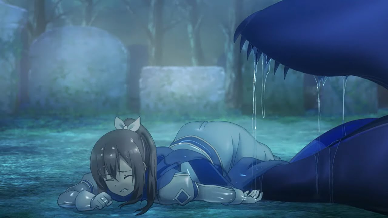 Maple saving Sally by putting her on mouth 😂😵‍💫|| BOFURI S2 Ep 4