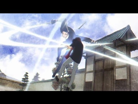 Hyouma Kunato vs Nagi Tsukumogami | Mononogatari episode 1 | もののがたり