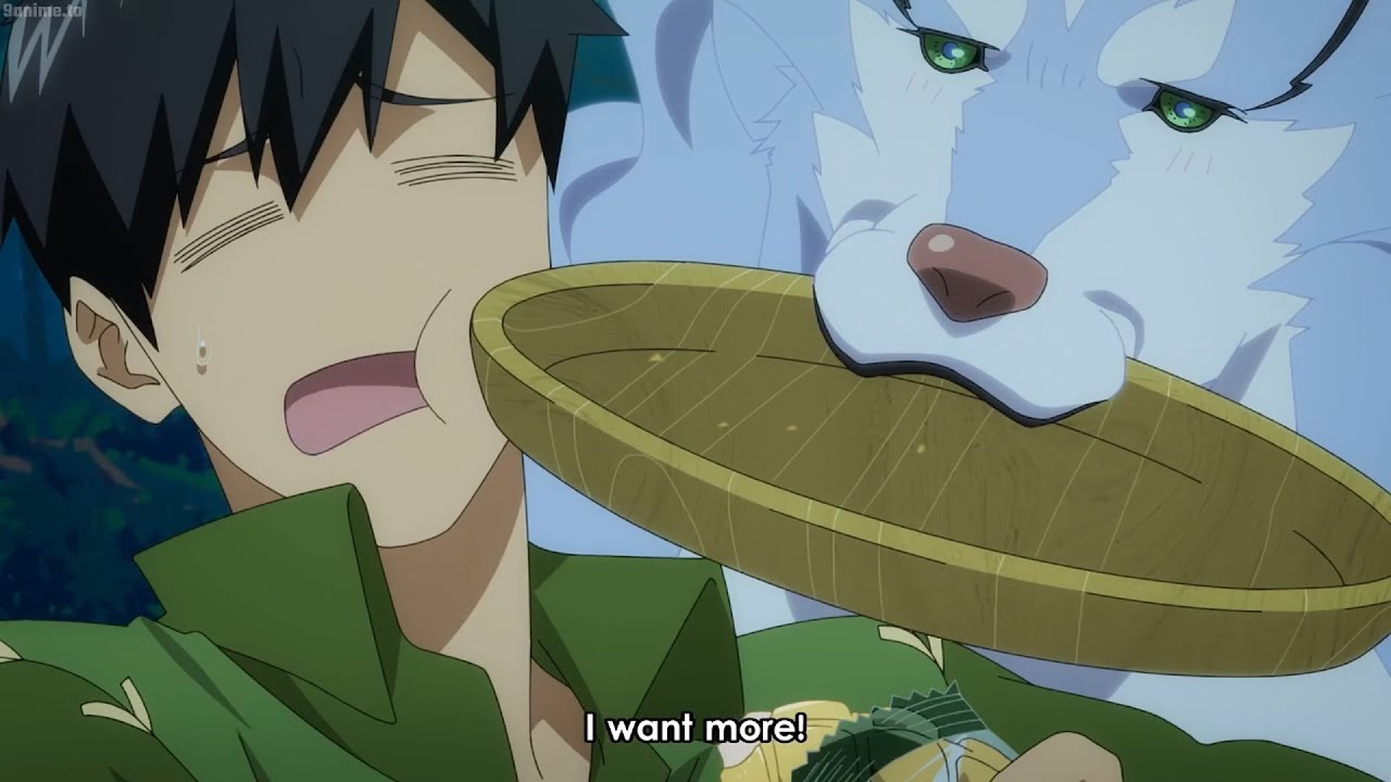 ペットのフェンリルがお腹が空いた時、あなたは疲れています。フェルとスイーツ |異世界キャンプファイヤークッキング