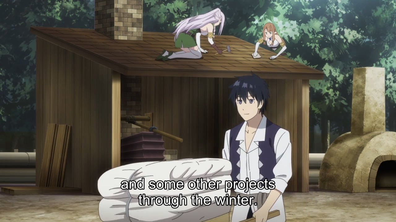 Rurushi Ru and Tia repair the house Ep 5 Farming Life in Another World  異世界のんびり農家