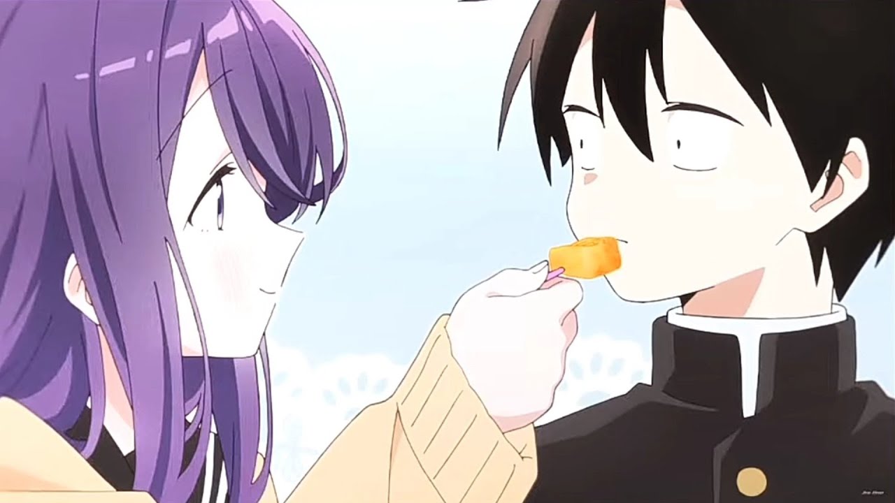 Shiraishi-kun & Kubo-san have lunch together and feed each other 🥰💖 ~ 久保さんは僕を許さない EP 05