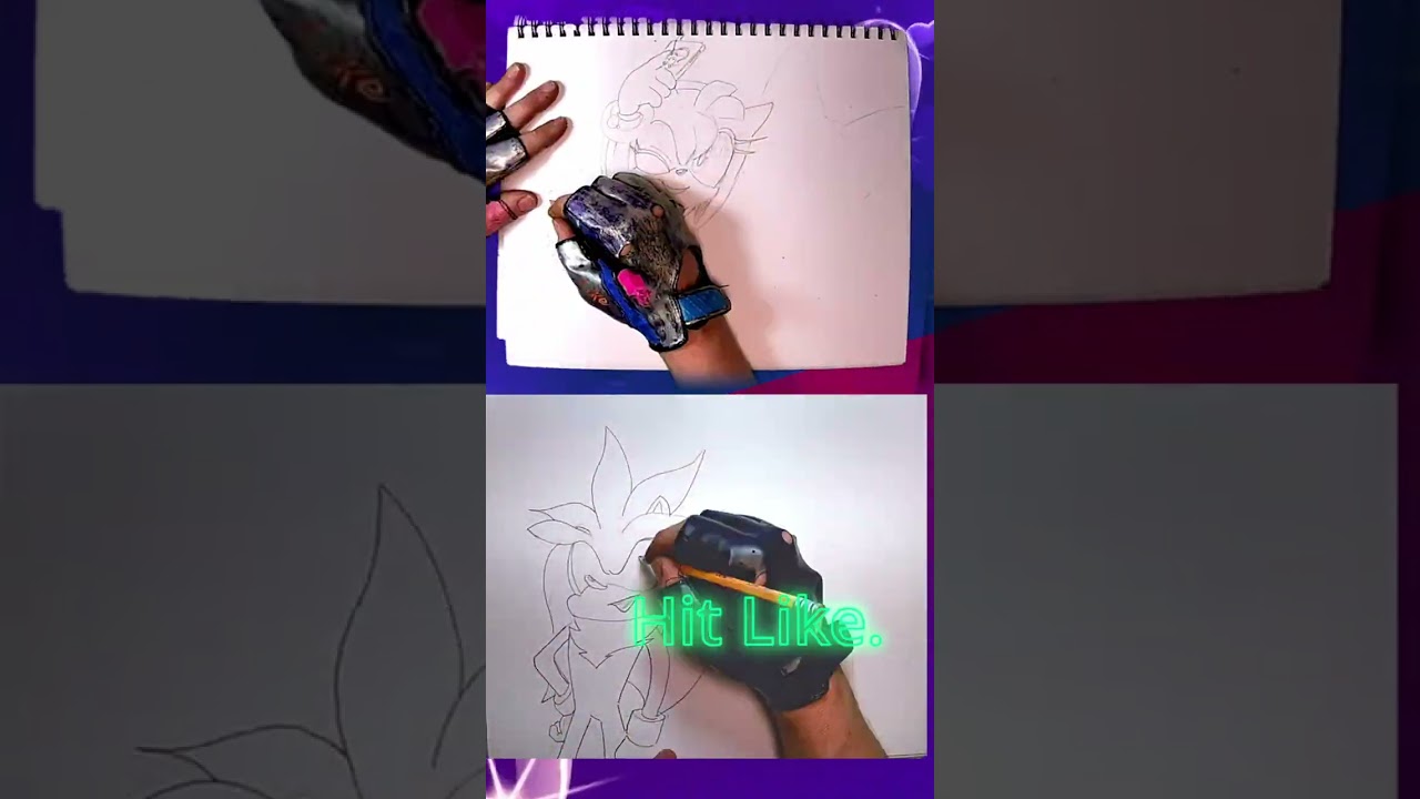 Sonic Prime - How to Draw Sonic Prime Characters 😍😲🐨 #shorts