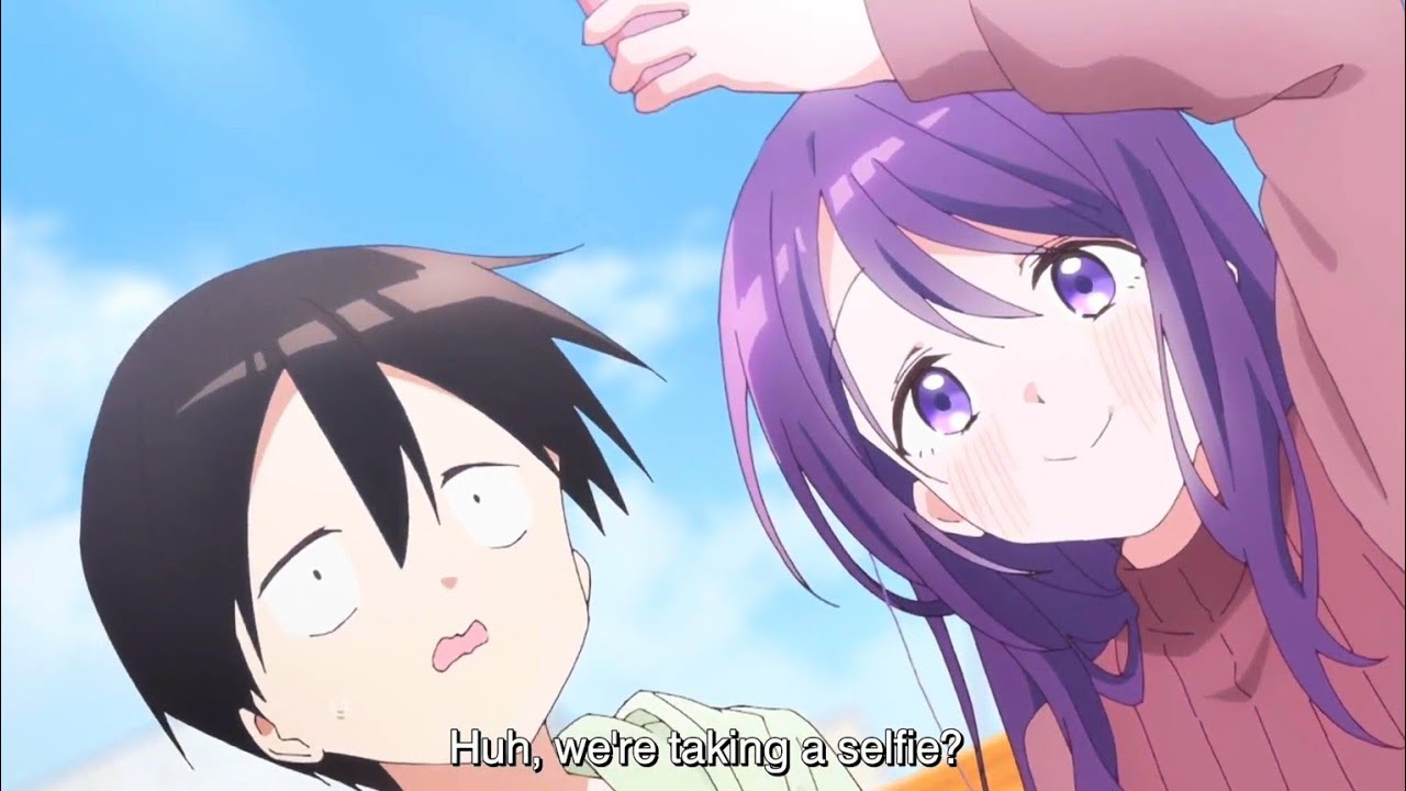 kubo-san selfie with Shiraishi-kun | Kubo Won't Let Me Be Invisible Ep 1