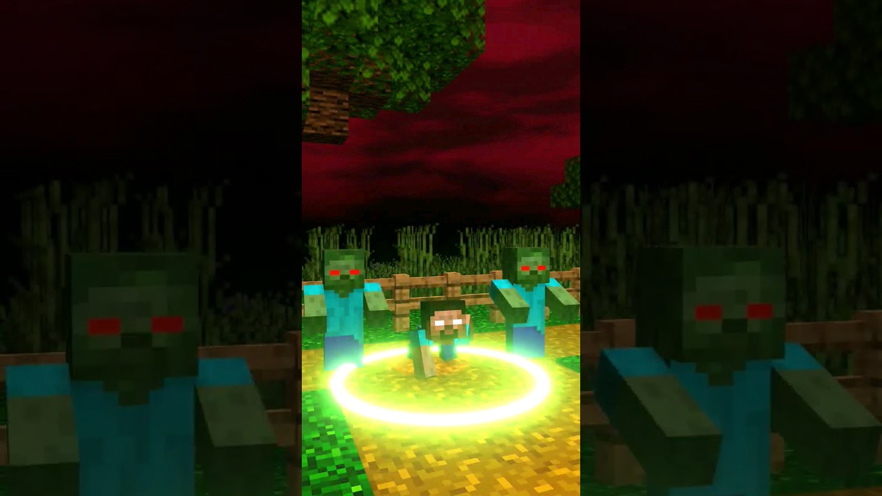 Herobrine Revenger Part 2 Minecraft Animation Monster School #shorts