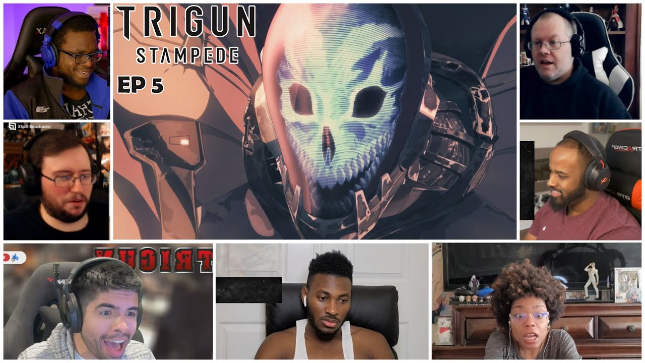 TRIGUN STAMPEDE EPISODE 5 | REACTION MASHUP