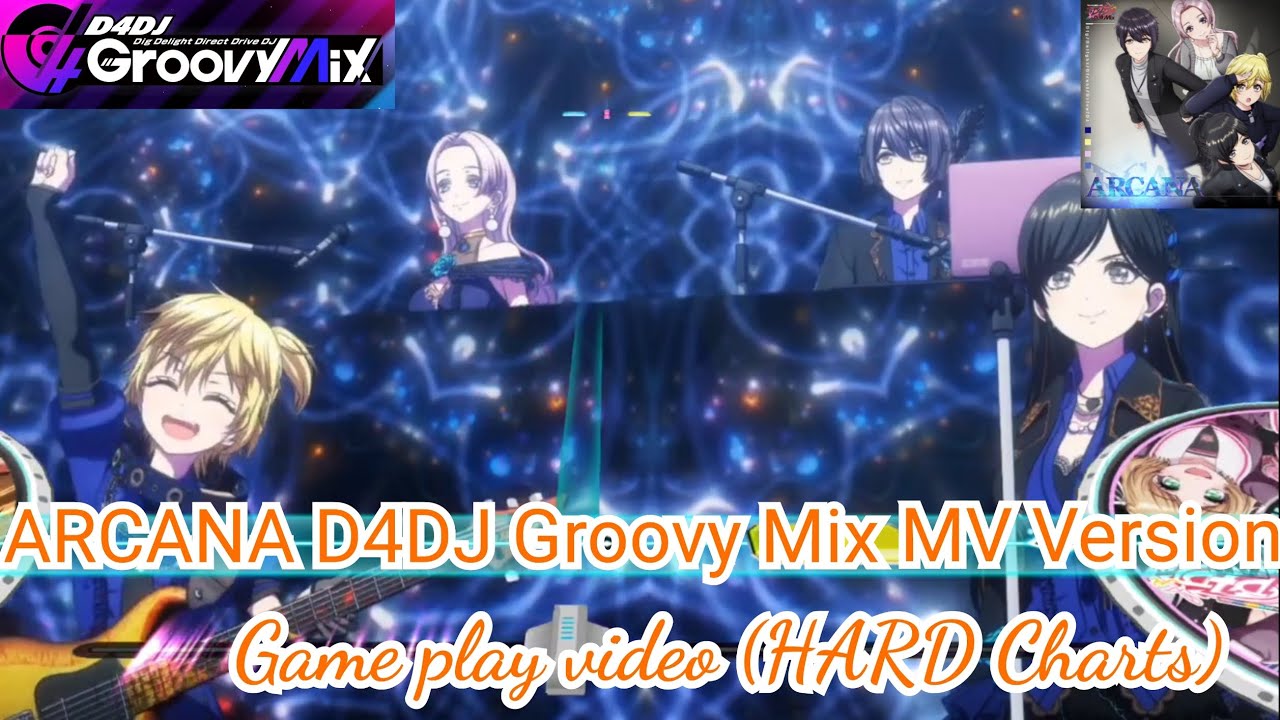 #D4DJ #グルミク 【グルミク 譜面にも ✞ 震えた ✞ 】「ARCANA」 / 燐舞曲(ロンド / RONDO)【オリジナル 曲】【MV】【プレイ動画】【HARD譜面】【GFC】