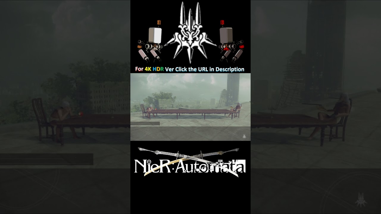 Adam & Eve - NieR:Automata Ver1.1a Famous Scene & Famous Quote