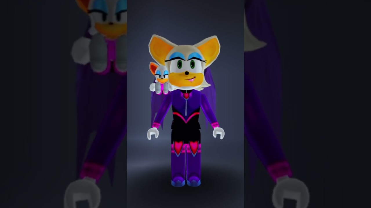 How to make Rouge the Bat from Sonic Prime? #roblox #sonic #sonicprime #sonicspeedsimulator #sega