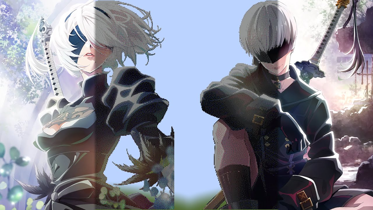 Nier: Automata Ver1.1a | 2B and 9S in Minecraft