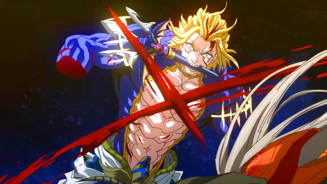 終末のワルキューレII- Record of Ragnarok II || 佐々木小次郎が強力なツバメガエシを使ってポセイドンにとどめを刺す,Kojiro Sasaki vs Poseidon