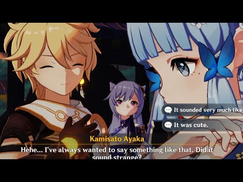 Keqing Interrupts Ayaka Cutscene