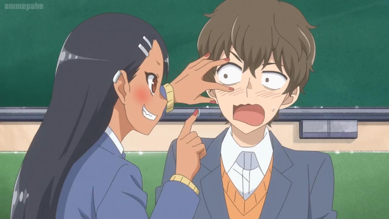 Nagatoro put contact lenses into senpai's eyes ~ Ijiranaide, Nagatoro-san 2nd Attack Episode 7