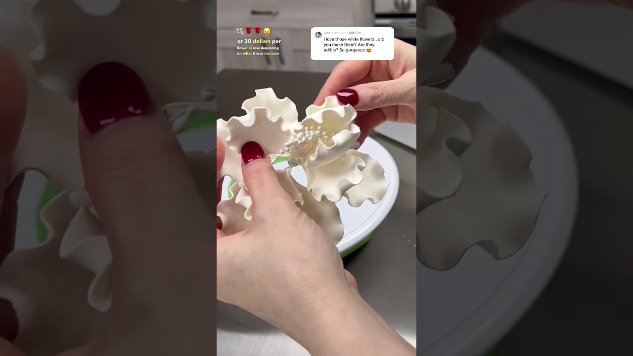 I didn’t make the flowers 🙈