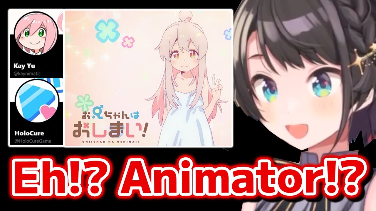 Subaru learns that HoloCure's Creator is an Animator of "Oniichan wa Oshimai!" [Hololive Eng Sub]
